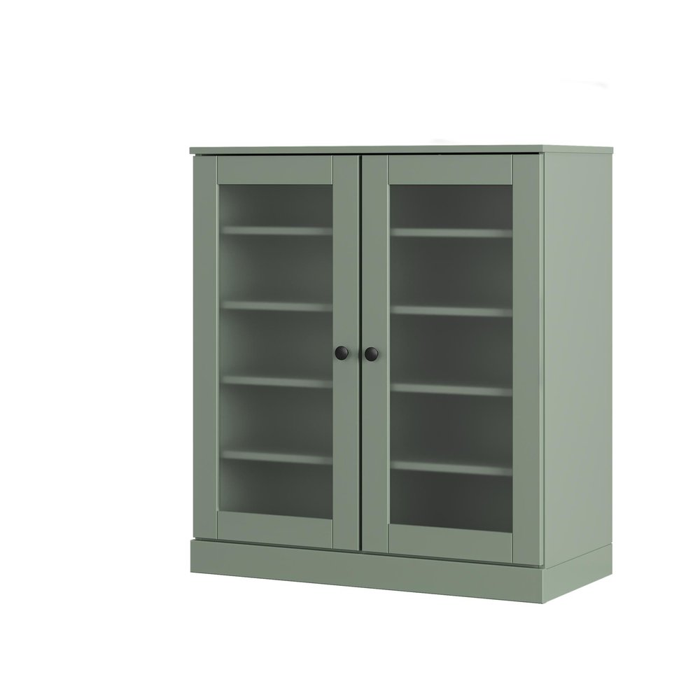 Sage Twenty Pair Solid WoodShoe Storage Cabinet