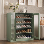 Sage Twenty Pair Solid WoodShoe Storage Cabinet