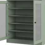 Sage Twenty Pair Solid WoodShoe Storage Cabinet