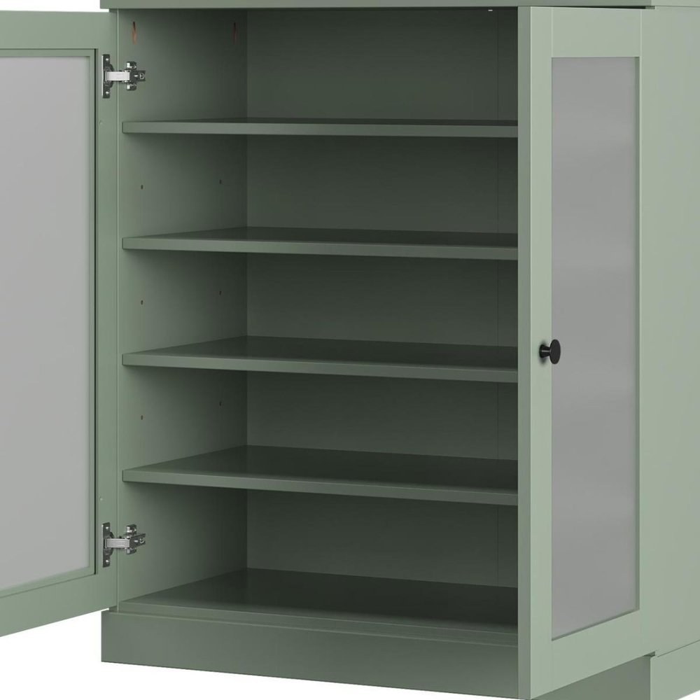 Sage Twenty Pair Solid WoodShoe Storage Cabinet