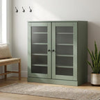 Sage Twenty Pair Solid WoodShoe Storage Cabinet
