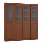 72" Coffee Solid Wood 8 Pantry Or Storage Closet