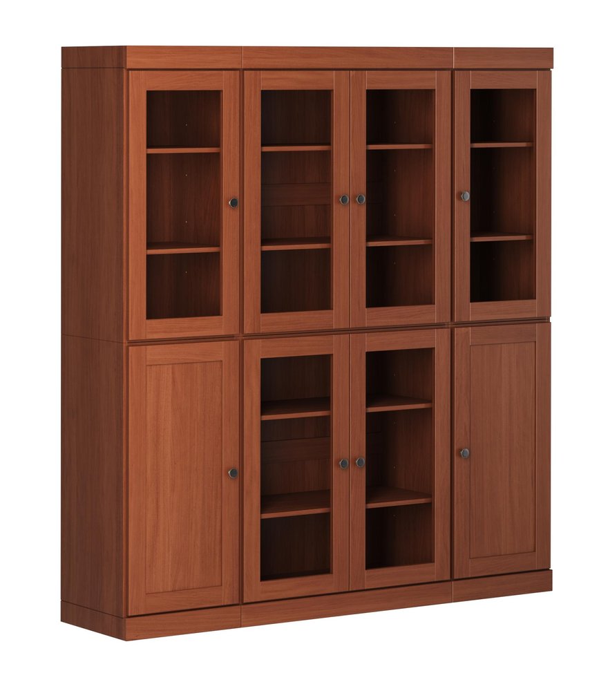 72" Coffee Solid Wood 8 Pantry Or Storage Closet