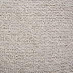 18" Beige and Natural Cotton Blend Cube Pouf Ottoman
