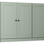 64" Sage Solid Wood Sideboard With Four Doors