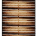 72" Brown Steel Six Panel Outdoor Privacy Screen