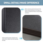 82" X 38" Black Composite Prehung Door