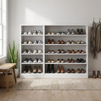 White 30 Solid WoodShoe Storage Cabinet