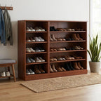Coffee 30 Solid WoodShoe Storage Cabinet