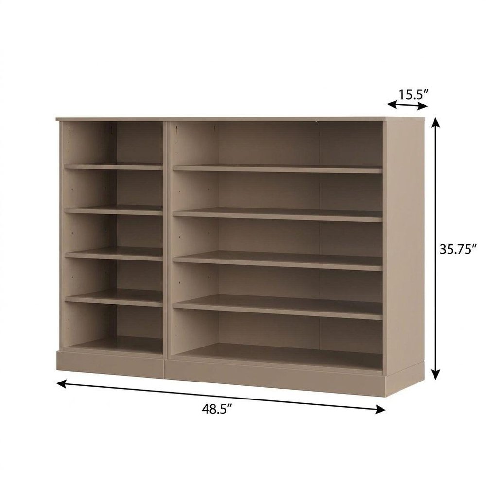 Beige 30 Solid WoodShoe Storage Cabinet