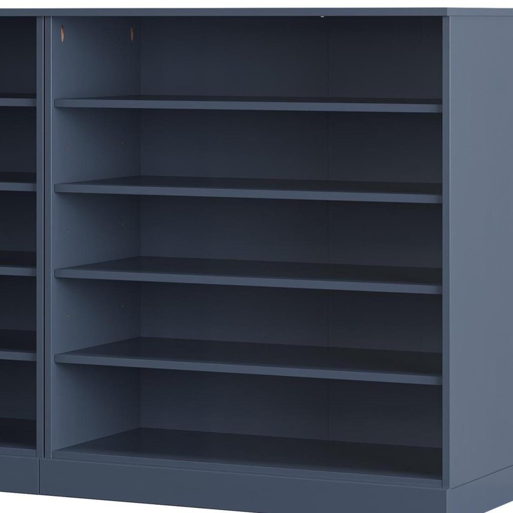 French Blue 30 Solid WoodShoe Storage Cabinet