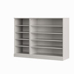 Off White 30 Solid WoodShoe Storage Cabinet