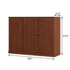 Coffee 30 Solid WoodShoe Storage Cabinet