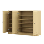 Yellow 30 Solid WoodShoe Storage Cabinet