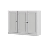 White 30 Solid WoodShoe Storage Cabinet