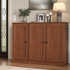 Coffee 30 Solid WoodShoe Storage Cabinet