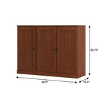 Coffee 30 Solid WoodShoe Storage Cabinet