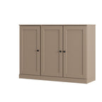 Beige 30 Solid WoodShoe Storage Cabinet