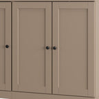Beige 30 Solid WoodShoe Storage Cabinet