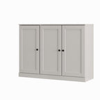 Off White 30 Solid WoodShoe Storage Cabinet
