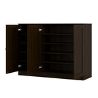Espresso 30 Solid WoodShoe Storage Cabinet