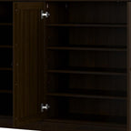 Espresso 30 Solid WoodShoe Storage Cabinet