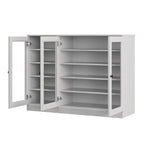 White 30 Solid WoodShoe Storage Cabinet