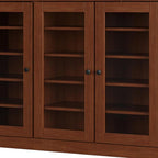 Coffee 30 Solid WoodShoe Storage Cabinet