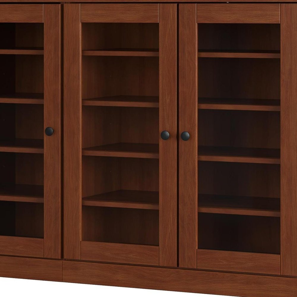 Coffee 30 Solid WoodShoe Storage Cabinet