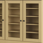 Yellow 30 Solid WoodShoe Storage Cabinet