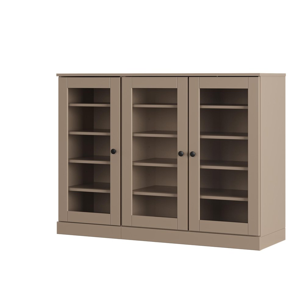 Beige 30 Solid WoodShoe Storage Cabinet
