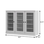 White 30 Solid WoodShoe Storage Cabinet