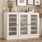 White 30 Solid WoodShoe Storage Cabinet
