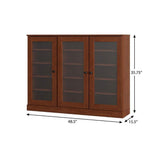 Coffee 30 Solid WoodShoe Storage Cabinet