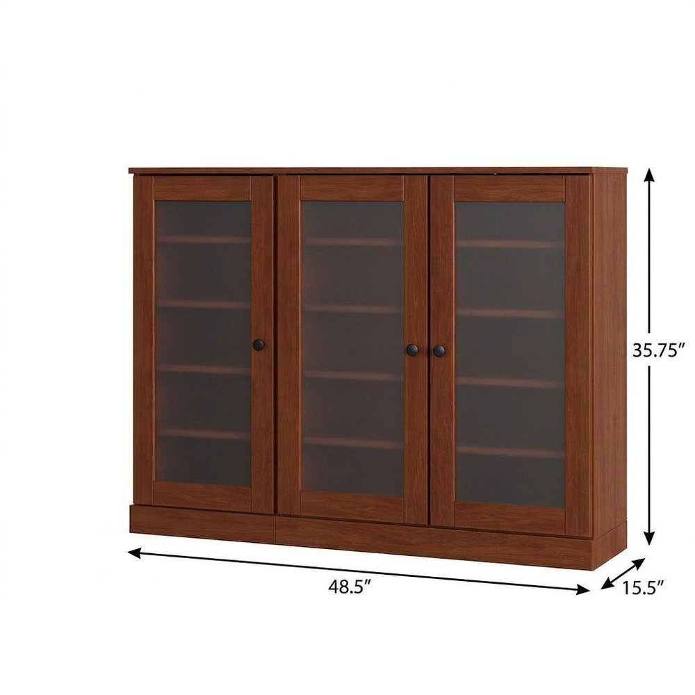 Coffee 30 Solid WoodShoe Storage Cabinet