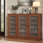 Coffee 30 Solid WoodShoe Storage Cabinet