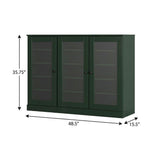 Green 30 Solid WoodShoe Storage Cabinet