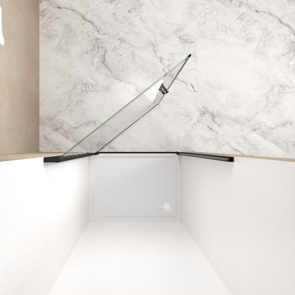 72" X 36" Aluminum and Tempered Glass Shower Door