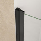 72" X 36" Aluminum and Tempered Glass Shower Door