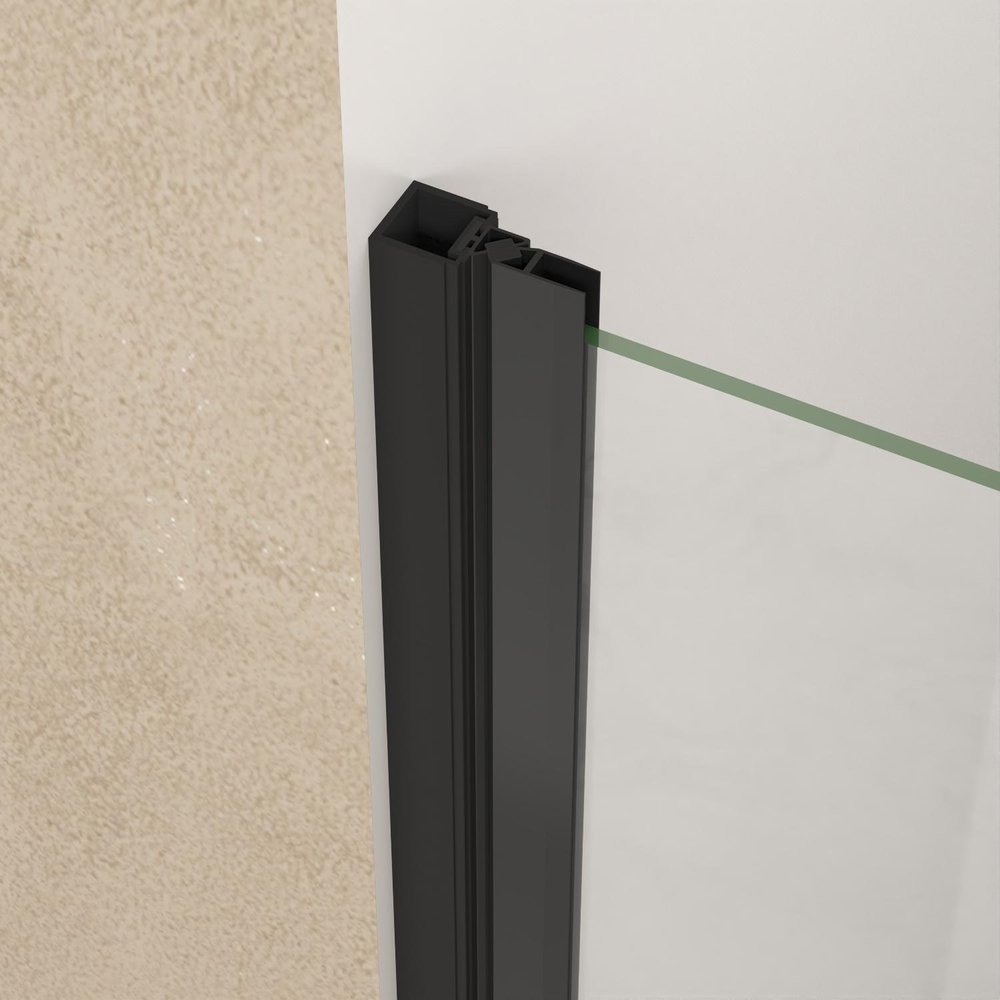 72" X 36" Aluminum and Tempered Glass Shower Door