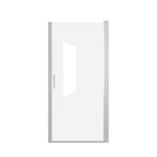 72" X 36" Aluminum and Tempered Glass Shower Door