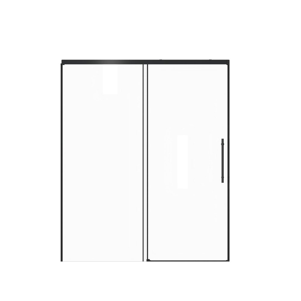 72" X 48" Aluminum And Tempered Glass Shower Door