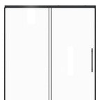 72" X 48" Aluminum And Tempered Glass Shower Door