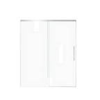 72" X 48" Aluminum And Tempered Glass Shower Door