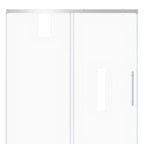 72" X 48" Aluminum And Tempered Glass Shower Door