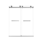 74" X 48" Tempered Glass Shower Door
