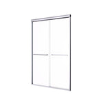 72" X 48" Aluminum and Tempered Glass Shower Door
