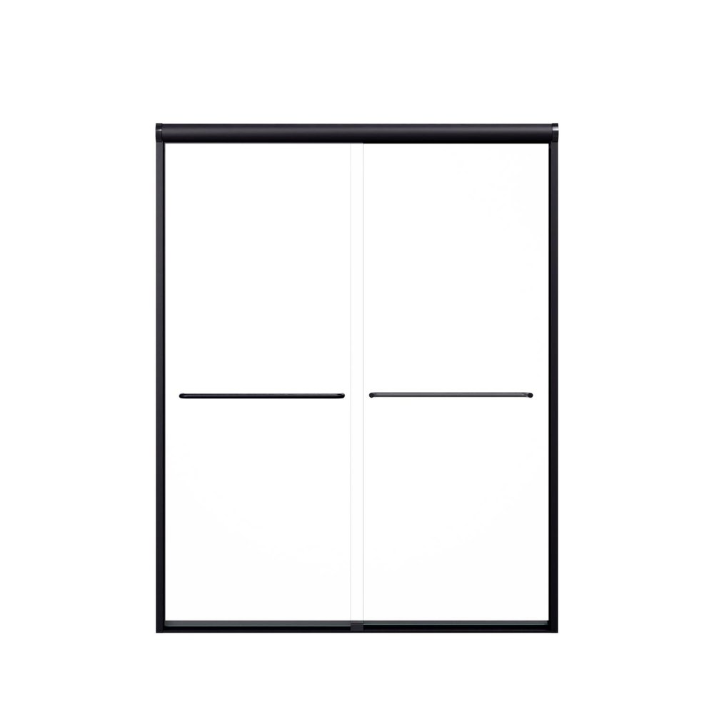 72" X 60" Aluminum and Tempered Glass Shower Door