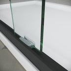 72" X 48" Tempered Glass Shower Door