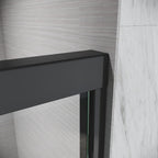 72" X 48" Tempered Glass Shower Door